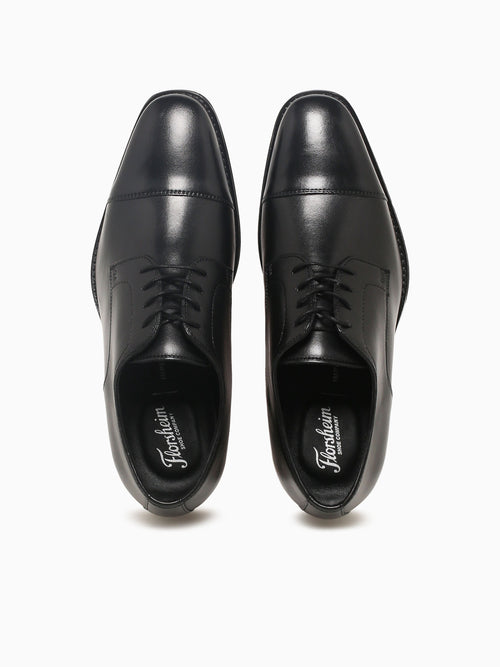 Jacobi Cap Toe Smooth Leather116089001 Black / 7 / D