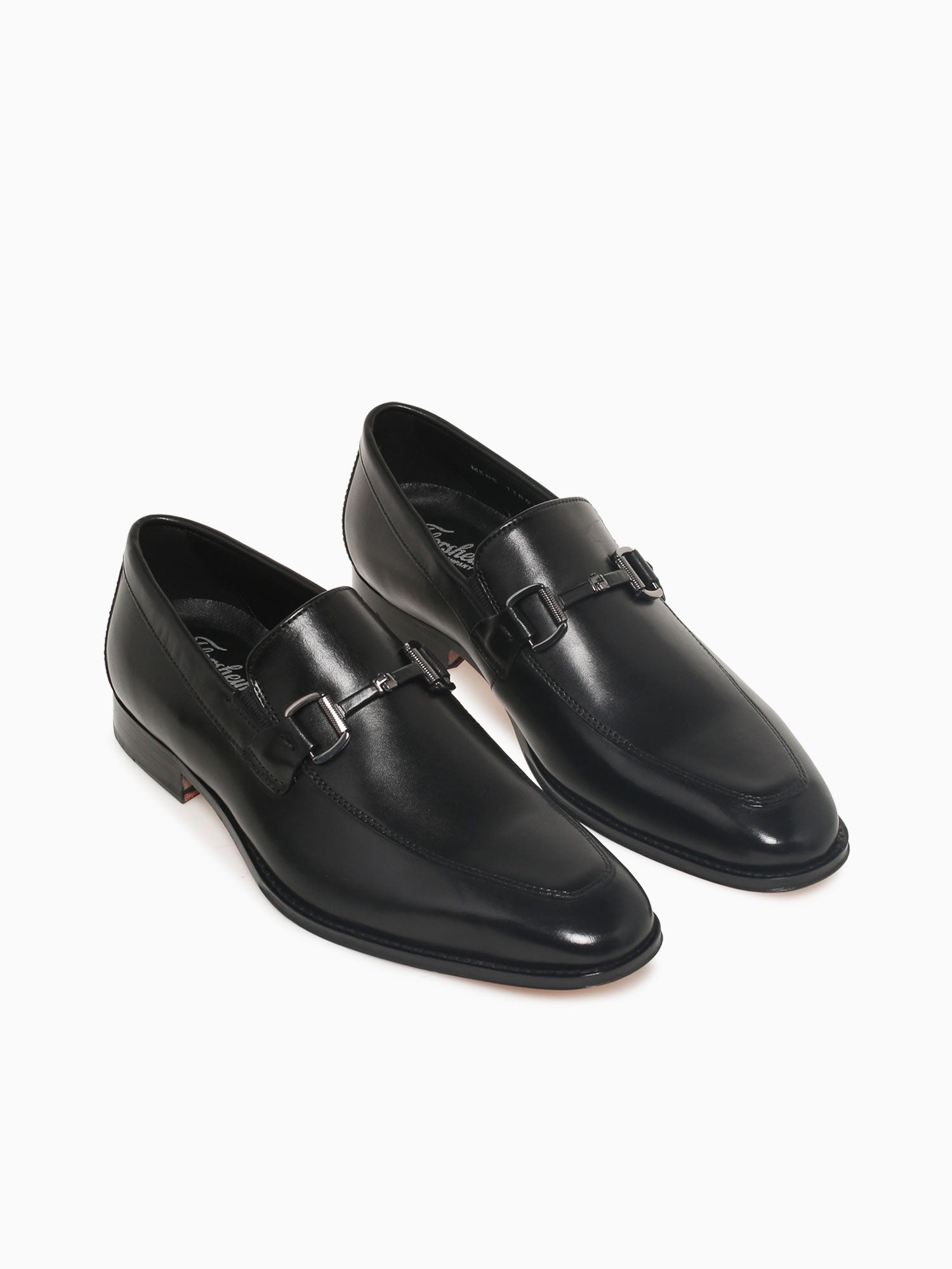 Jacobi Moc Toe Bit Black Smooth 11607001 Black / 7 / D