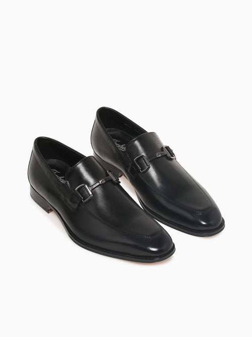 Jacobi Moc Toe Bit Black Smooth 11607001 Black / 7 / D
