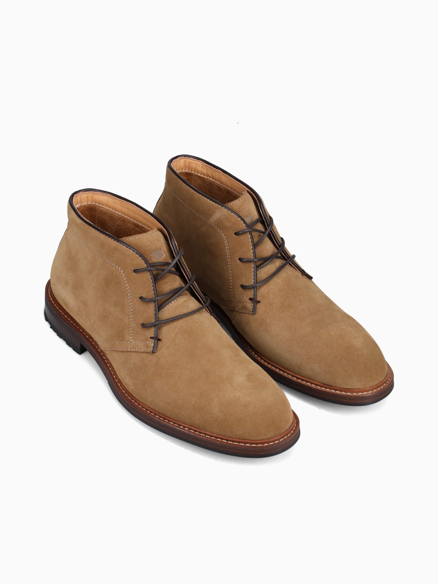 Anthem Plain Toe Chukka Mocha Suede Brown / 7 / M