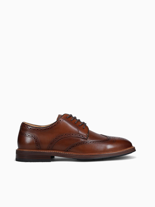 Anthem Wingtip Brown Smooth Leather Brown / 7 / M