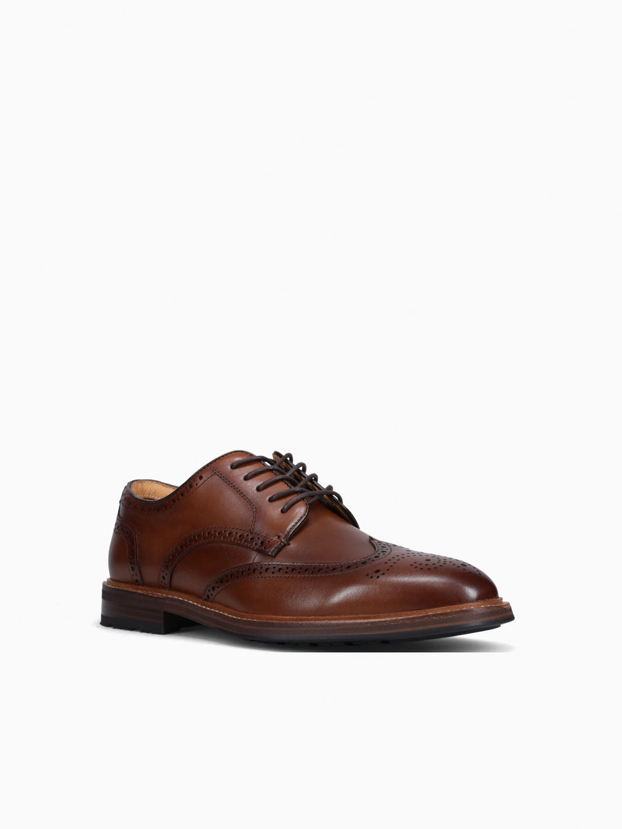 Anthem Wingtip Brown Smooth Leather Brown / 7 / M