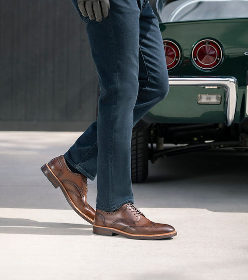 Anthem Wingtip Brown Smooth Leather