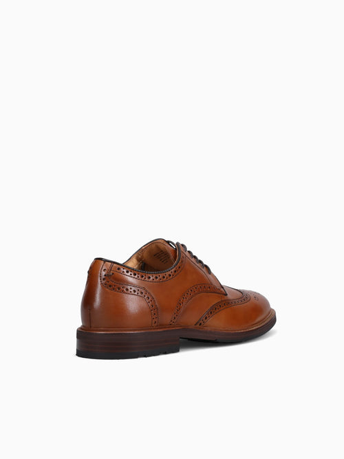 Anthem Wingtip Saddle Tan Smooth Leather Tan / 7 / M