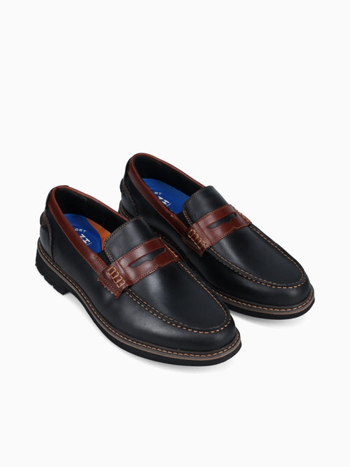 Odin Ii Penny Black Multi Leather Black / 7 / M