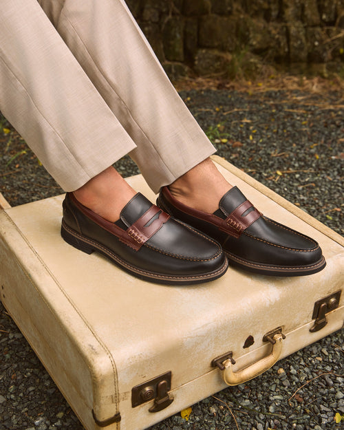 Odin Ii Penny Black Multi Leather