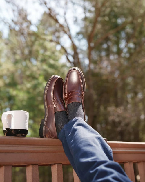 Odin Ii Penny Burgundy Leather