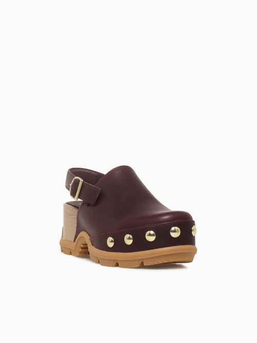 Roam'n Clog Rvt Redwood Leather Brown / 5 / M