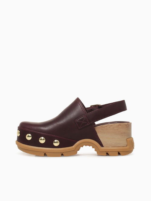Roam'n Clog Rvt Redwood Leather Brown / 5 / M