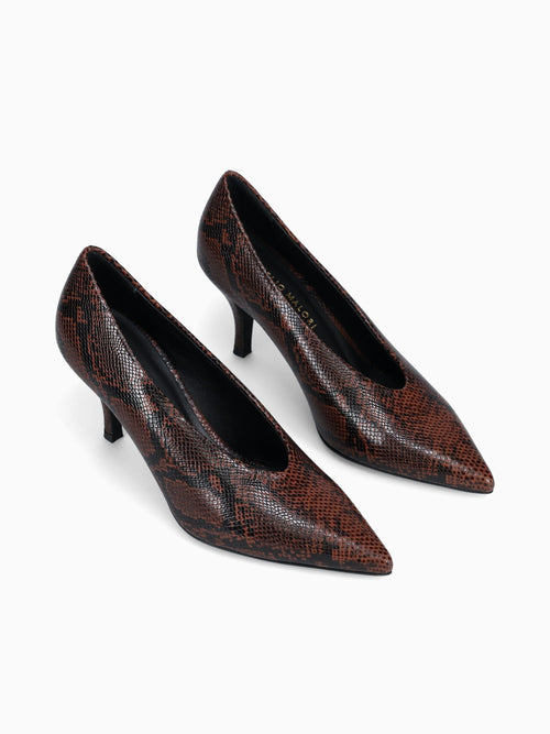 Tati 15 Coffee Pitone Brown / 35 / M