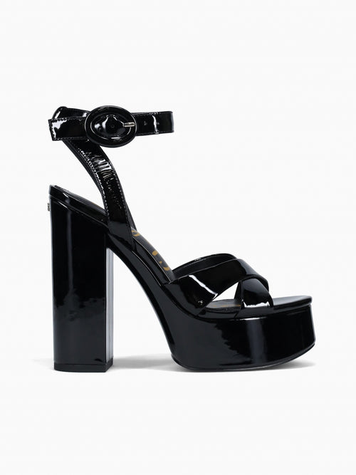 Savannah Black Dress Patent Black / 5 / M