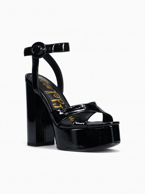 Savannah Black Dress Patent Black / 5 / M