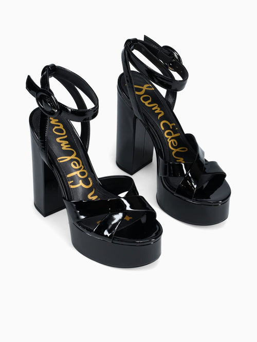 Savannah Black Dress Patent Black / 5 / M