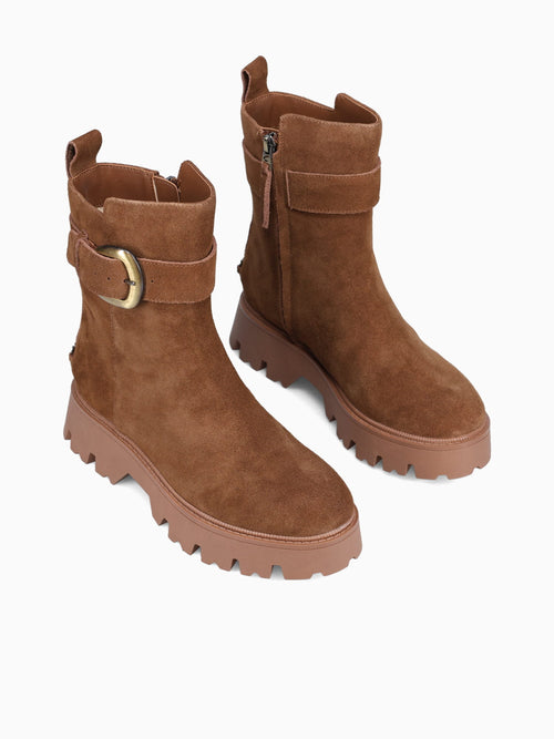 Primm Maple Ginger Suede Tan / 5 / M