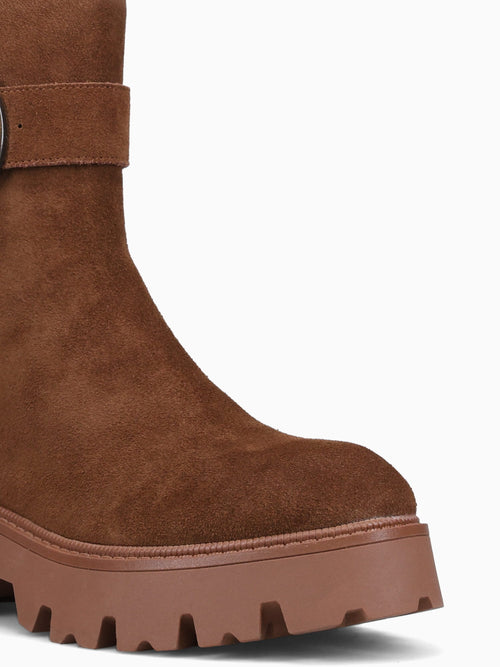 Primm Maple Ginger Suede Tan / 5 / M