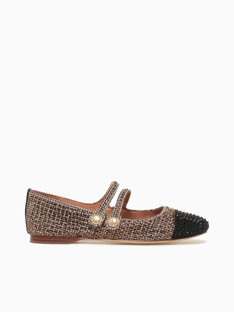 Zoey Black Natural multi fabric Black / 5 / M
