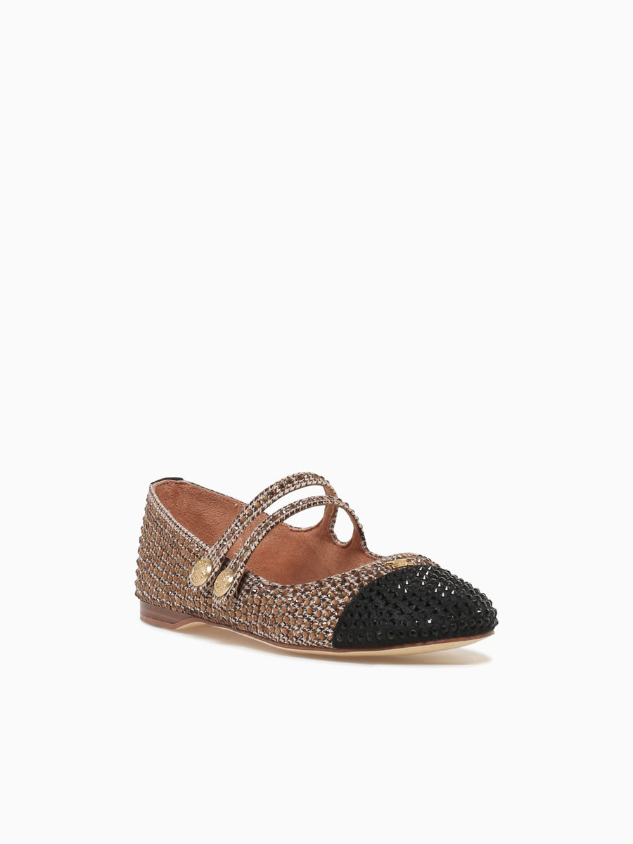 Zoey Black Natural multi fabric Black / 5 / M
