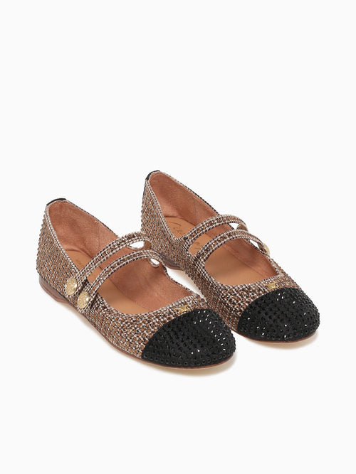 Zoey Black Natural multi fabric Black / 5 / M