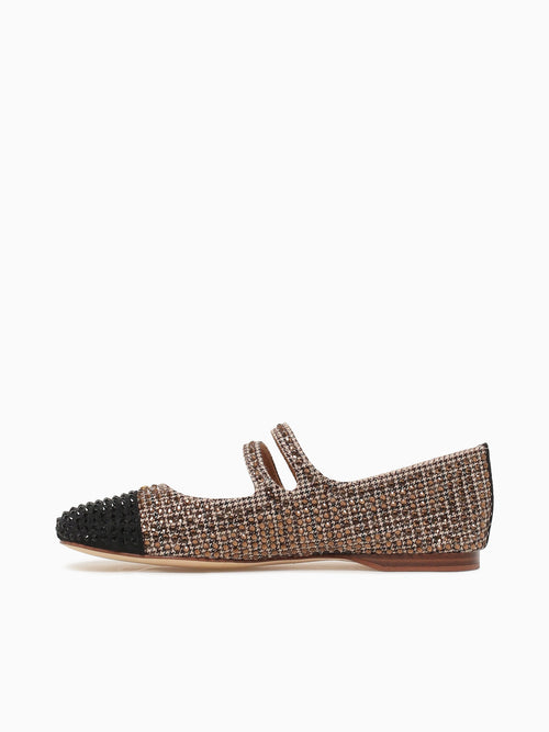 Zoey Black Natural multi fabric Black / 5 / M