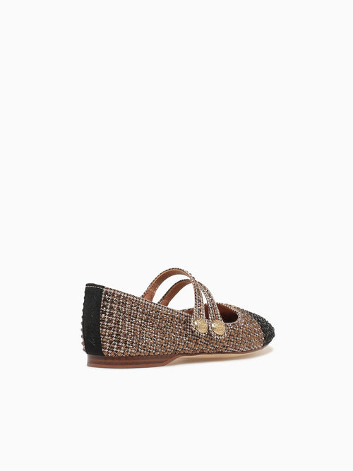 Zoey Black Natural multi fabric Black / 5 / M