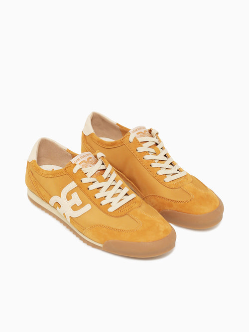 Ivey Vintage Mustard Suede Nylon Yellow / 5 / M