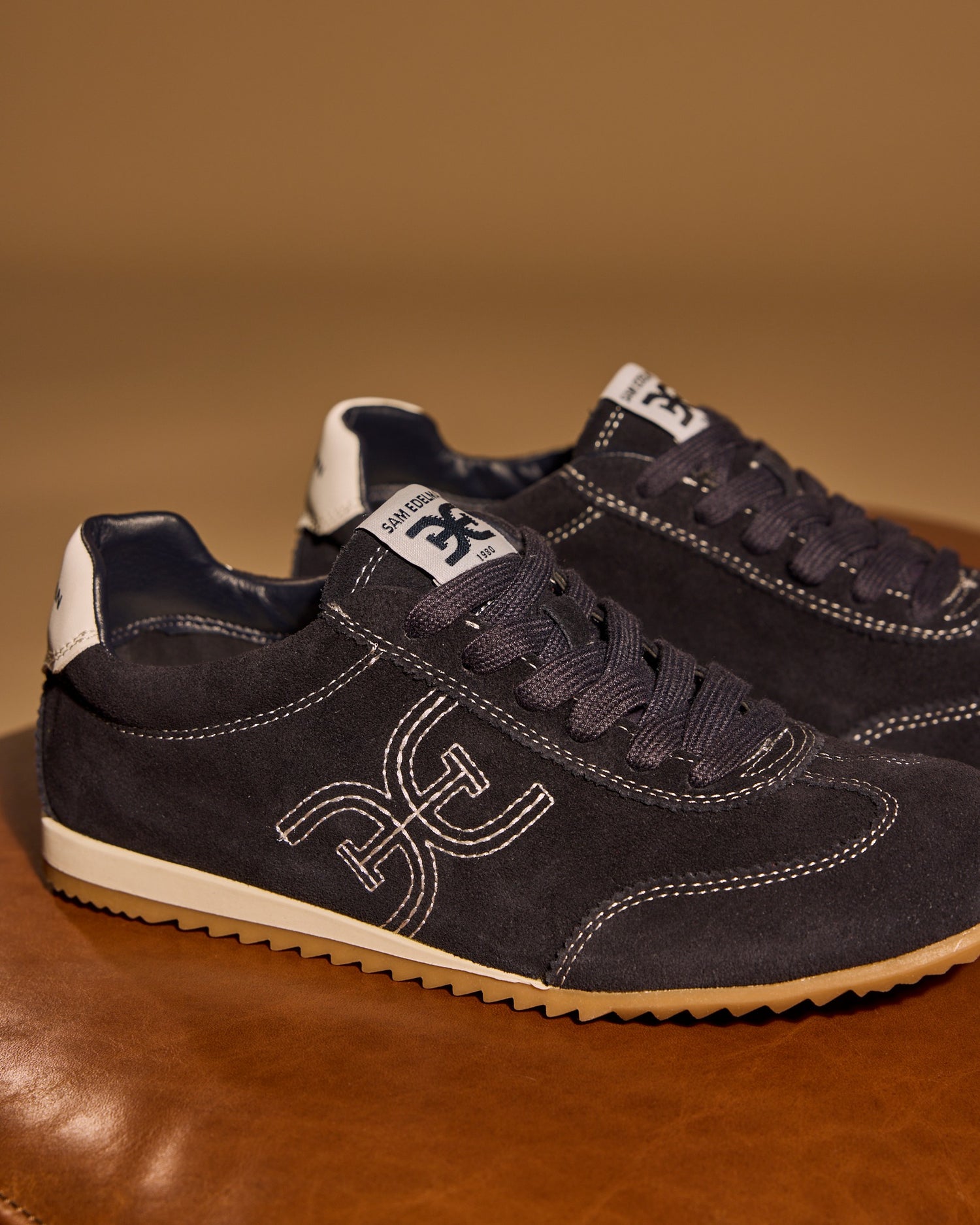 Isela Midnight Blue Velour Suede