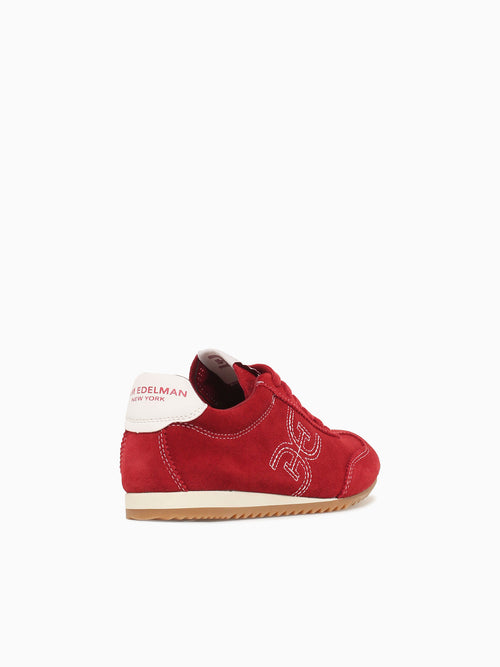 Isela Deep Scarlet Velour Suede Red / 5 / M