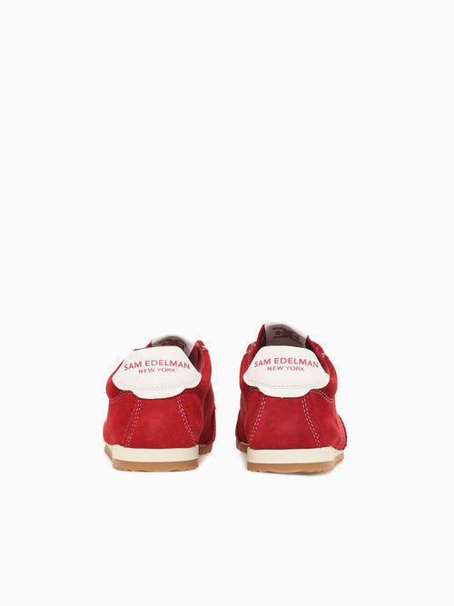 Isela Deep Scarlet Velour Suede Red / 5 / M