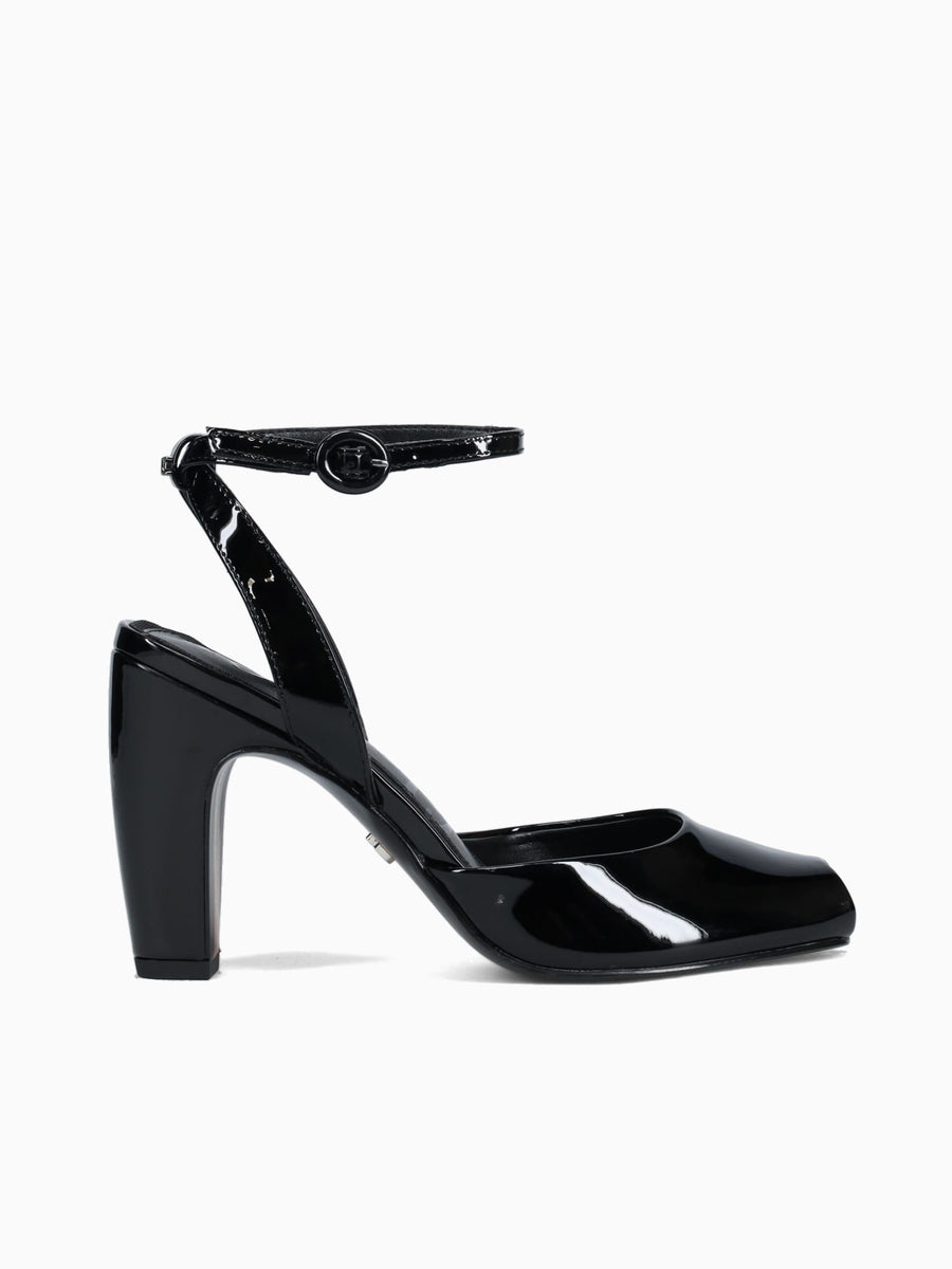 Wrenna Black Dress Patent Black / 5 / M