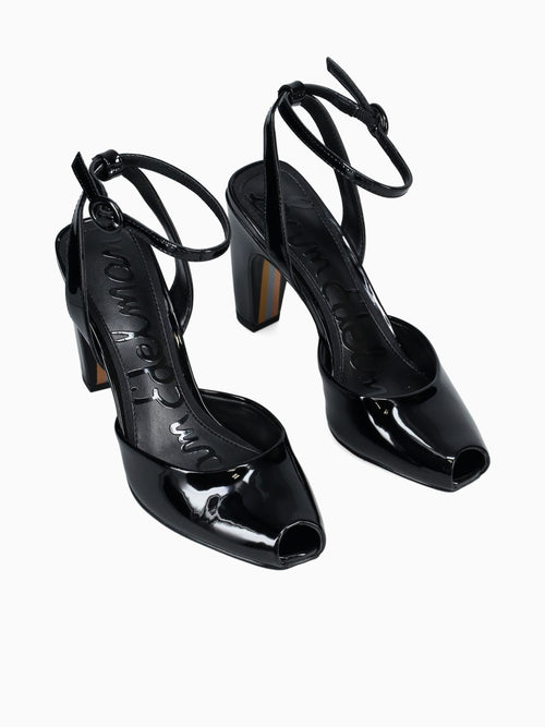 Wrenna Black Dress Patent Black / 5 / M