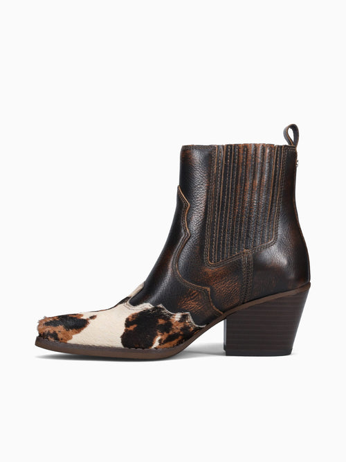 West Brown Muli Cow Leather Brown / 5 / M