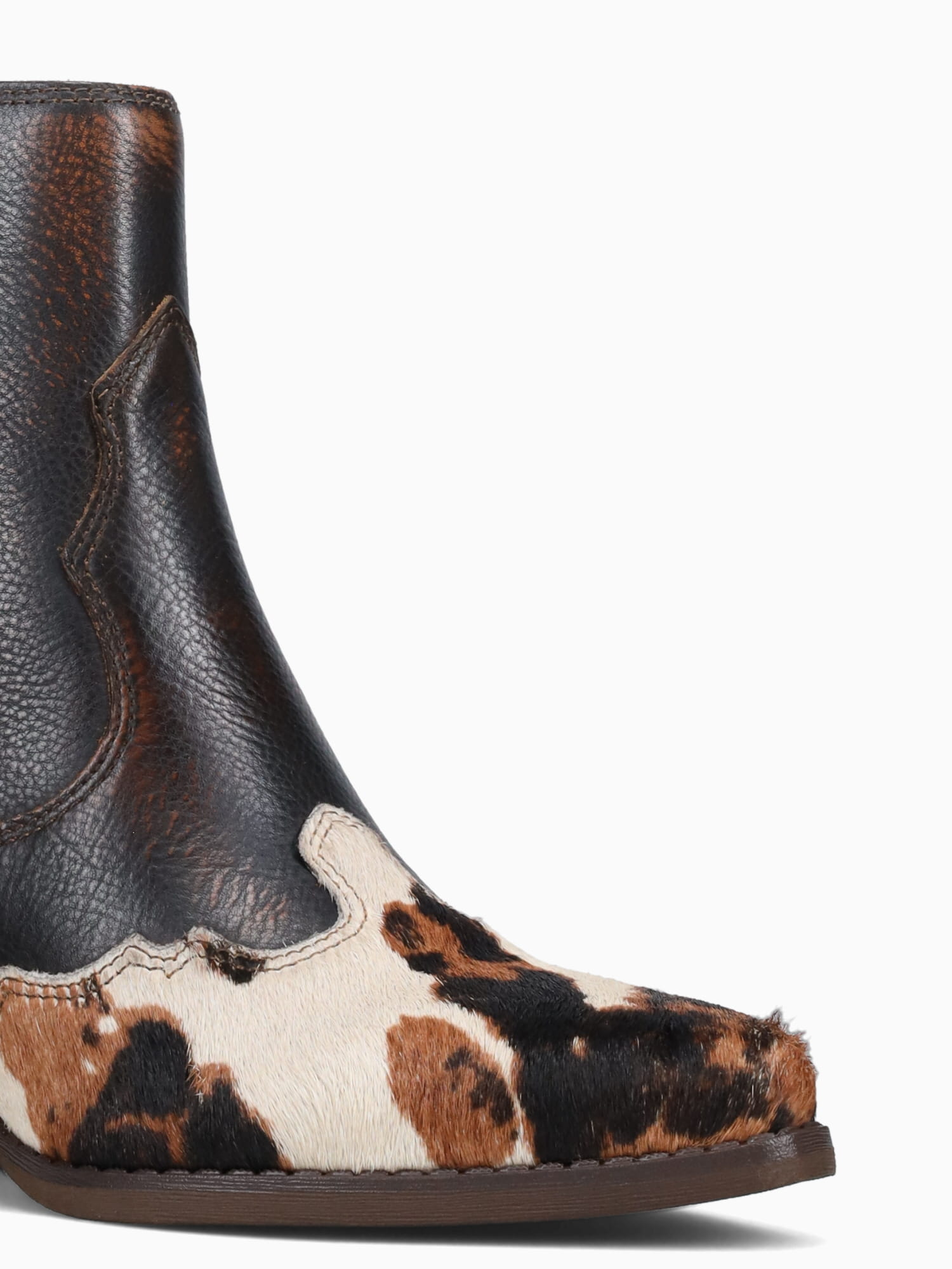 West Brown Muli Cow Leather Brown / 5 / M