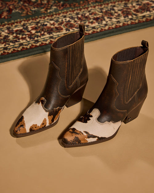 West Brown Muli Cow Leather