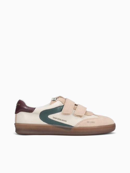 Talia Ivory Sesame Green suede Leather Off White / 5 / M