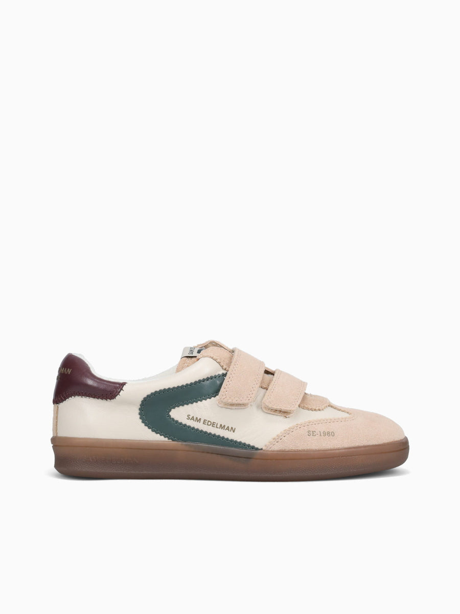 Talia Ivory Sesame Green suede Leather Off White / 5 / M
