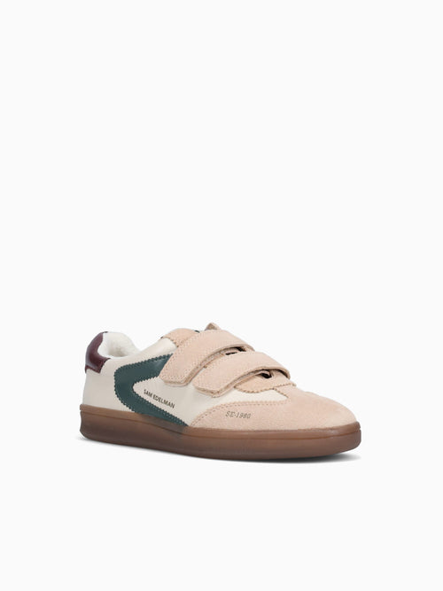 Talia Ivory Sesame Green suede Leather Off White / 5 / M