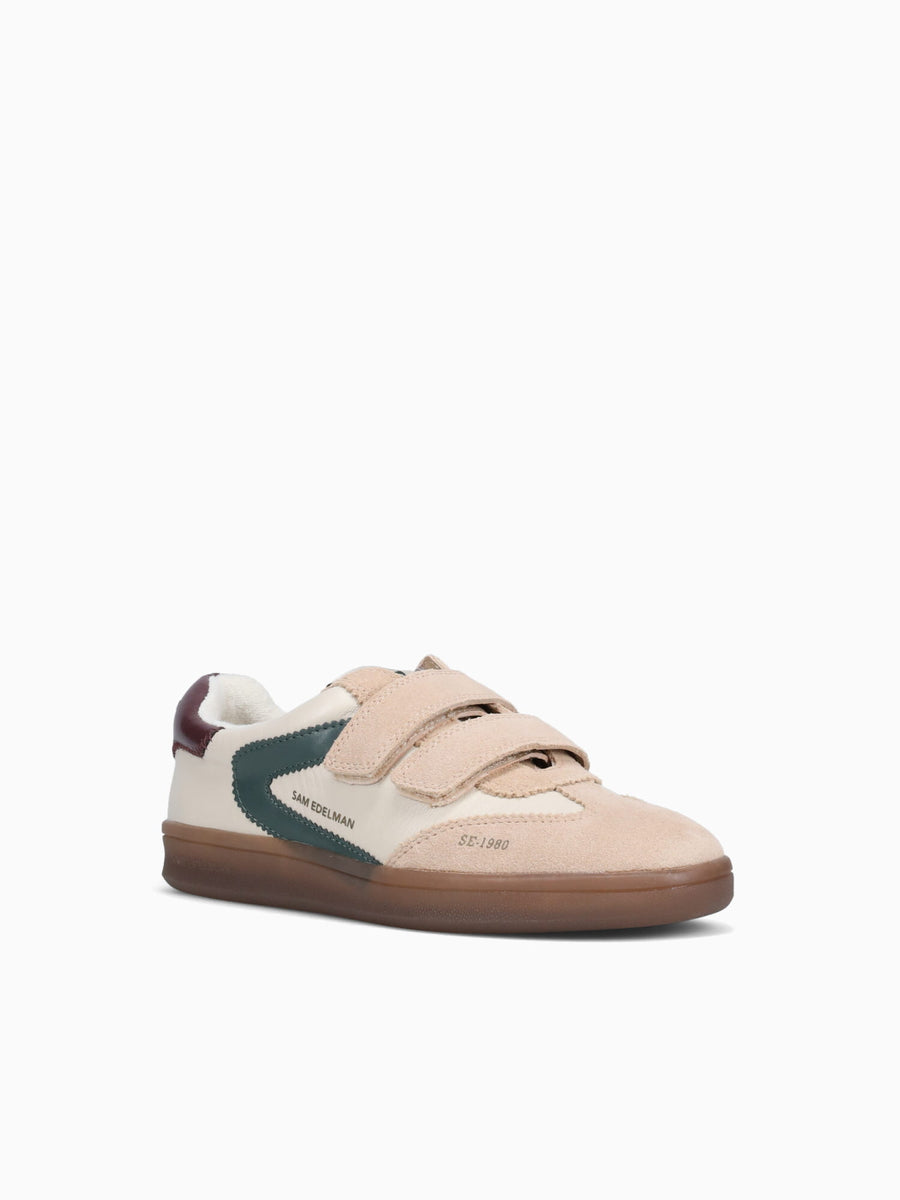 Talia Ivory Sesame Green suede Leather Off White / 5 / M