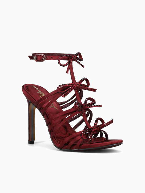 Iman French Burgundy Luxe Satin Wine / 5 / M