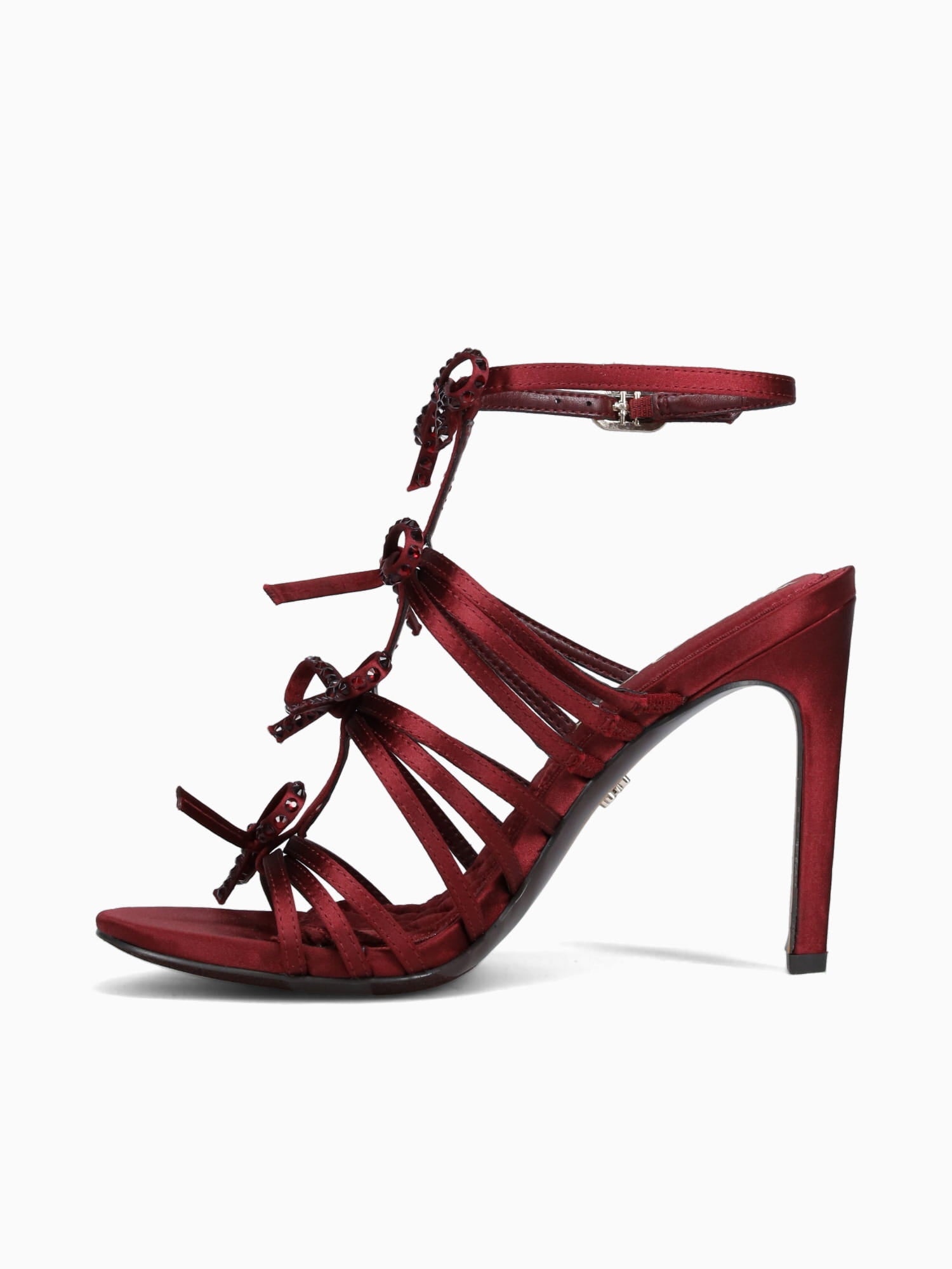 Iman French Burgundy Luxe Satin Wine / 5 / M