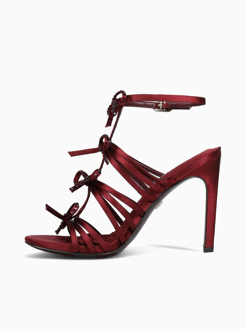 Iman French Burgundy Luxe Satin Wine / 5 / M