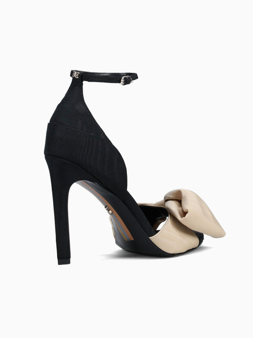 Ida Black Honey sand moire silk Off White / 5 / M