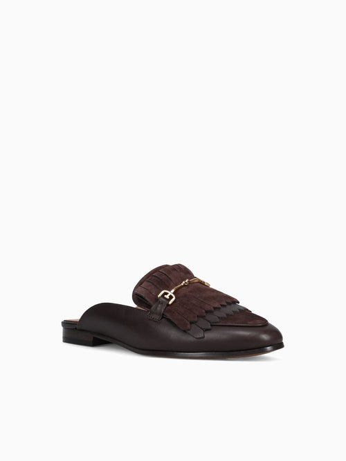 Lainey Café Noir Nappa Suede Brown / 5 / M