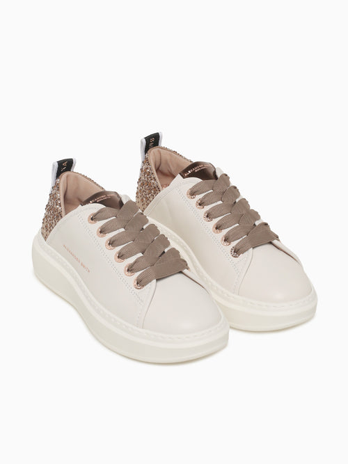 Wembley Woman White Light Brown Leather White / 36 / M