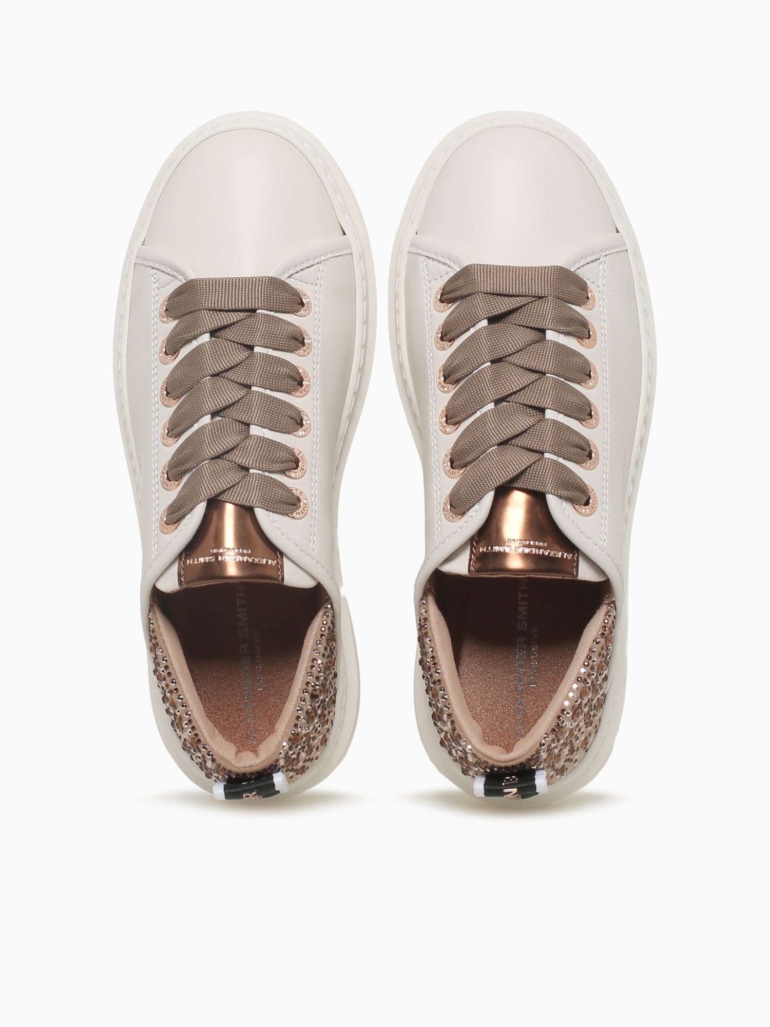 Wembley Woman White Light Brown Leather White / 36 / M