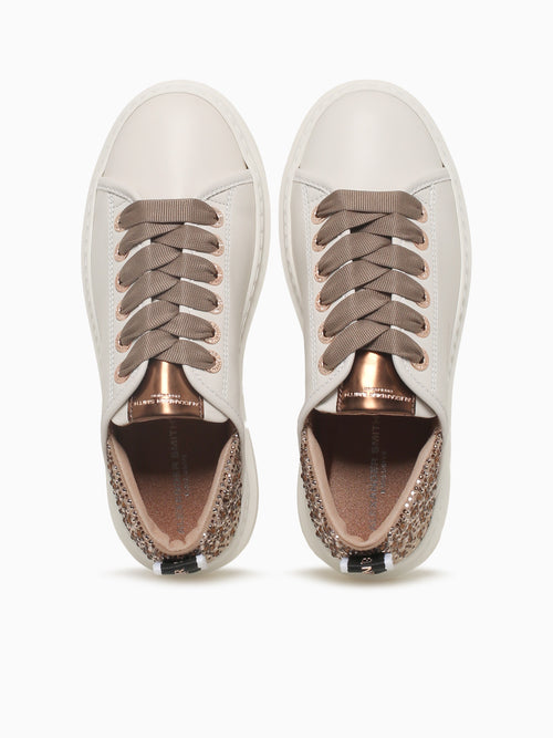 Wembley Woman White Light Brown Leather White / 36 / M