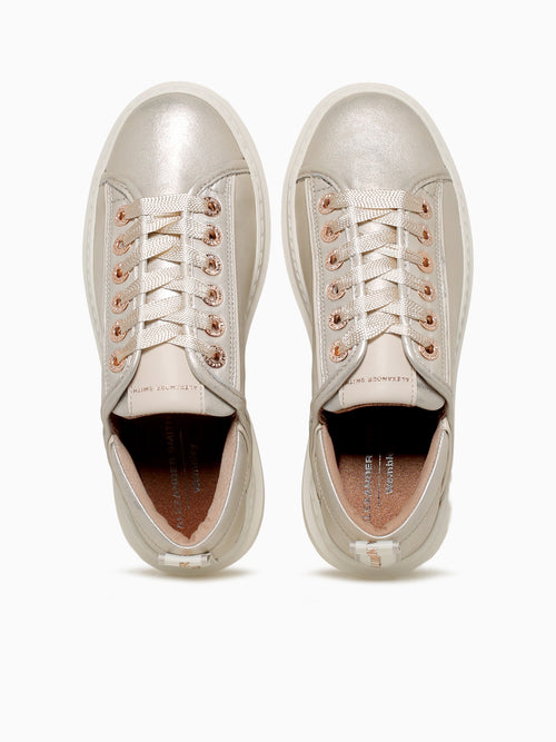 Wembley Woman Platinum Leather Platinum / 36 / M