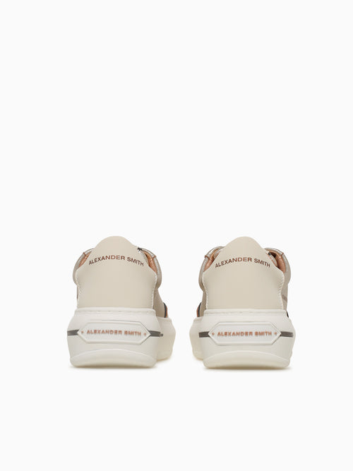 Lancaster Woman Gold White Leather Gold / 36 / M