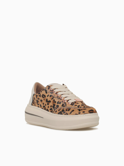 Lancaster Woman Mac Sand Offwht Leopard Multi / 36 / M