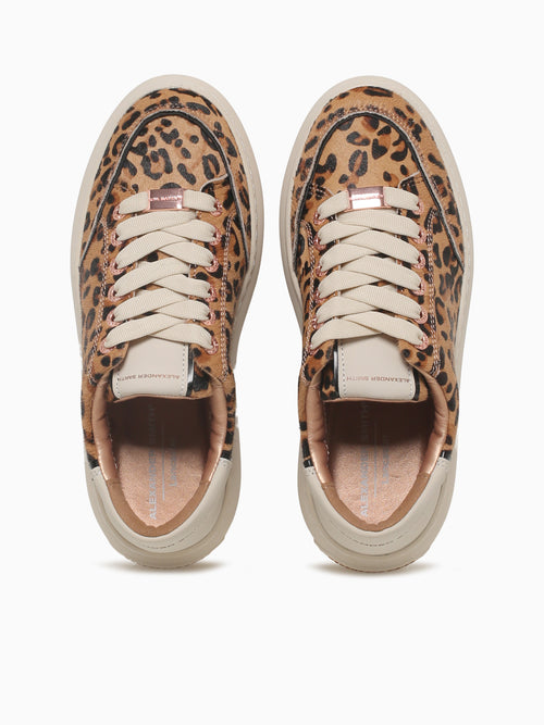 Lancaster Woman Mac Sand Offwht Leopard Multi / 36 / M
