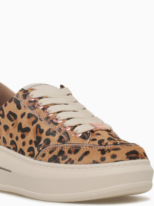 Lancaster Woman Mac Sand Offwht Leopard Multi / 36 / M